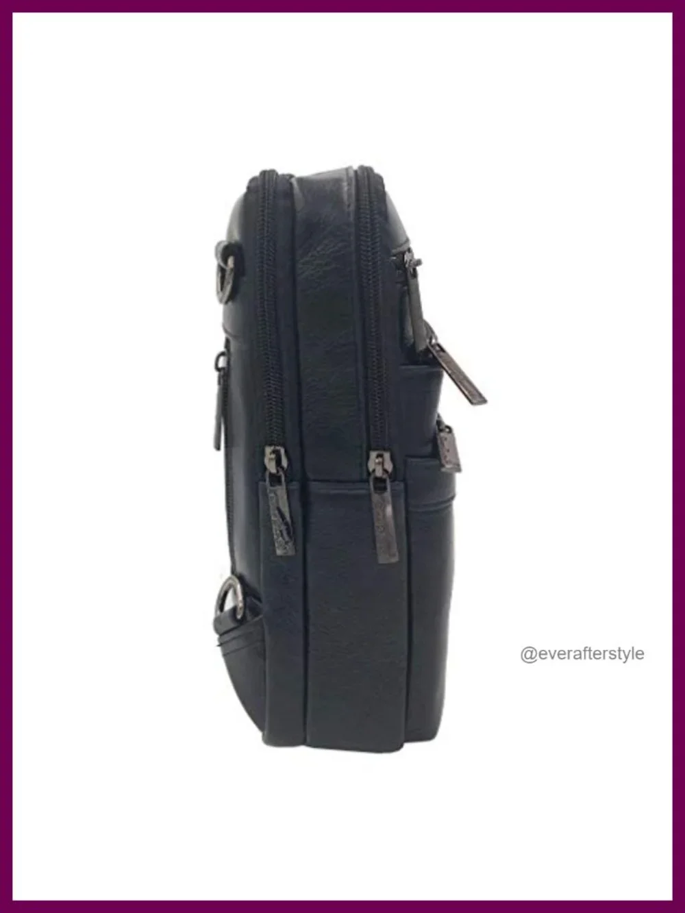 Genuine Leather Messenger Sling Bag Crossbody Shoulder Bag Travel Business